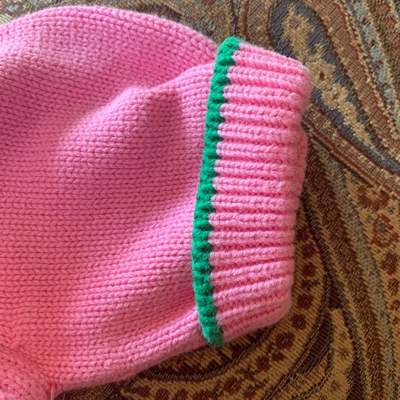 Gymboree Dress Pink Cotton Argyle Motif Sweater Dress - Picture 4 of 6